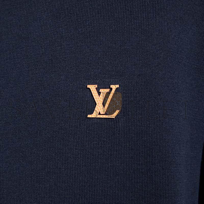 LOUIS VUITTON SHORT-SLEEVED CREWNECK WITH SIGNATURE 1AK70W